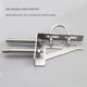 304 stainless steel natural gas pipeline fixing bracket U-shaped card L-shaped angle iron angle steel support bracket fire pipe gas
