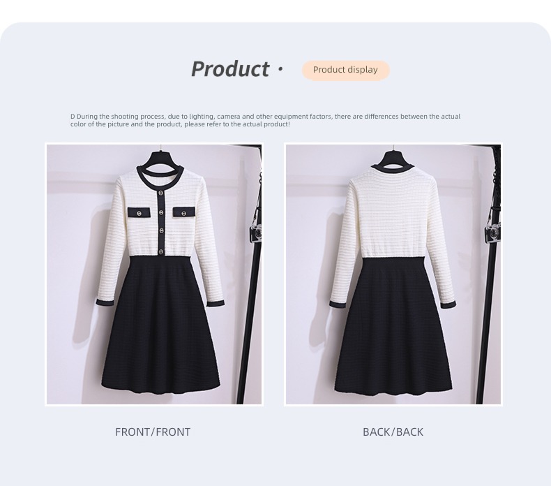 Little fragrance female Autumn and winter Match inside Knitted sole jumpsuit