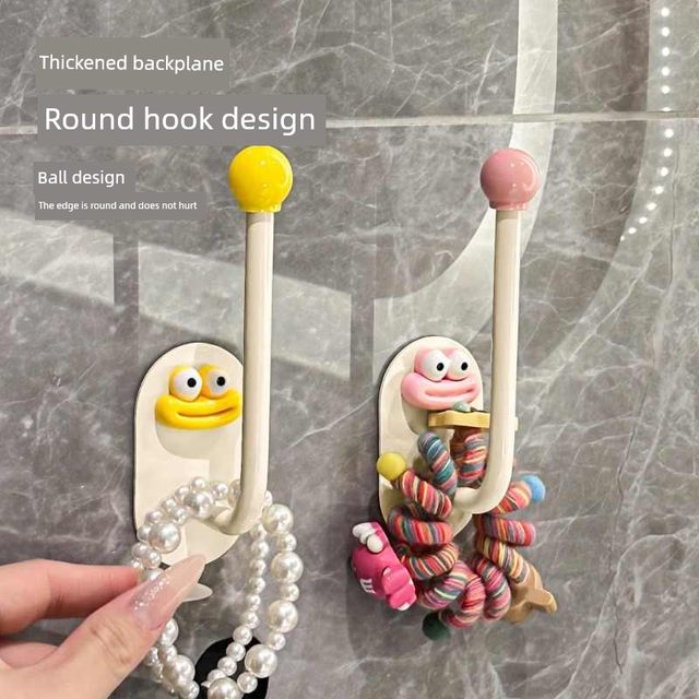 Bathroom hair ring storage rack hair accessories hair clip hair band rubber band head rope hook hair rope jewelry storage tool