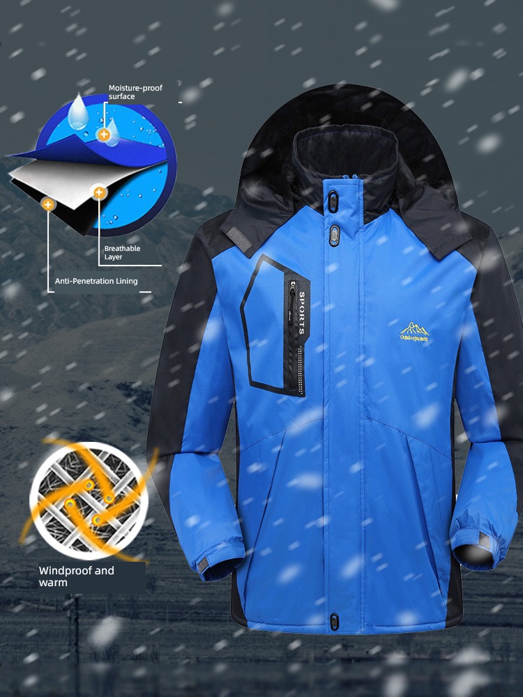winter cotton-padded jacket Cold storage Winter clothes Parker pizex