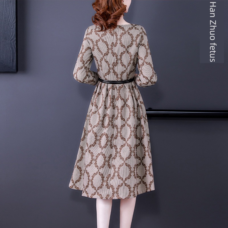 Little fragrance middle age temperament Foreign style international Dress