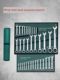 Wrench tool set Plum Blossom wrench tool complete set Hardware ratchet plate hand dual-purpose open-end wrench set
