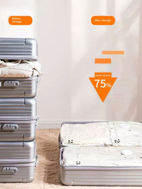 Travel air-free vacuum compression bag Student clothing quilt travel luggage compression travel storage bag