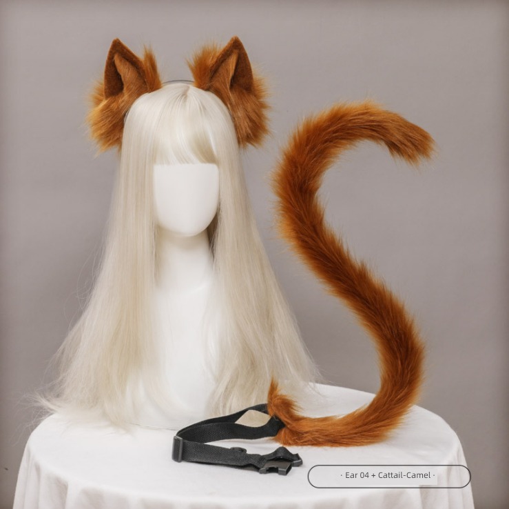 Girlish heart cosplay hair hoop tail Kitty Ears