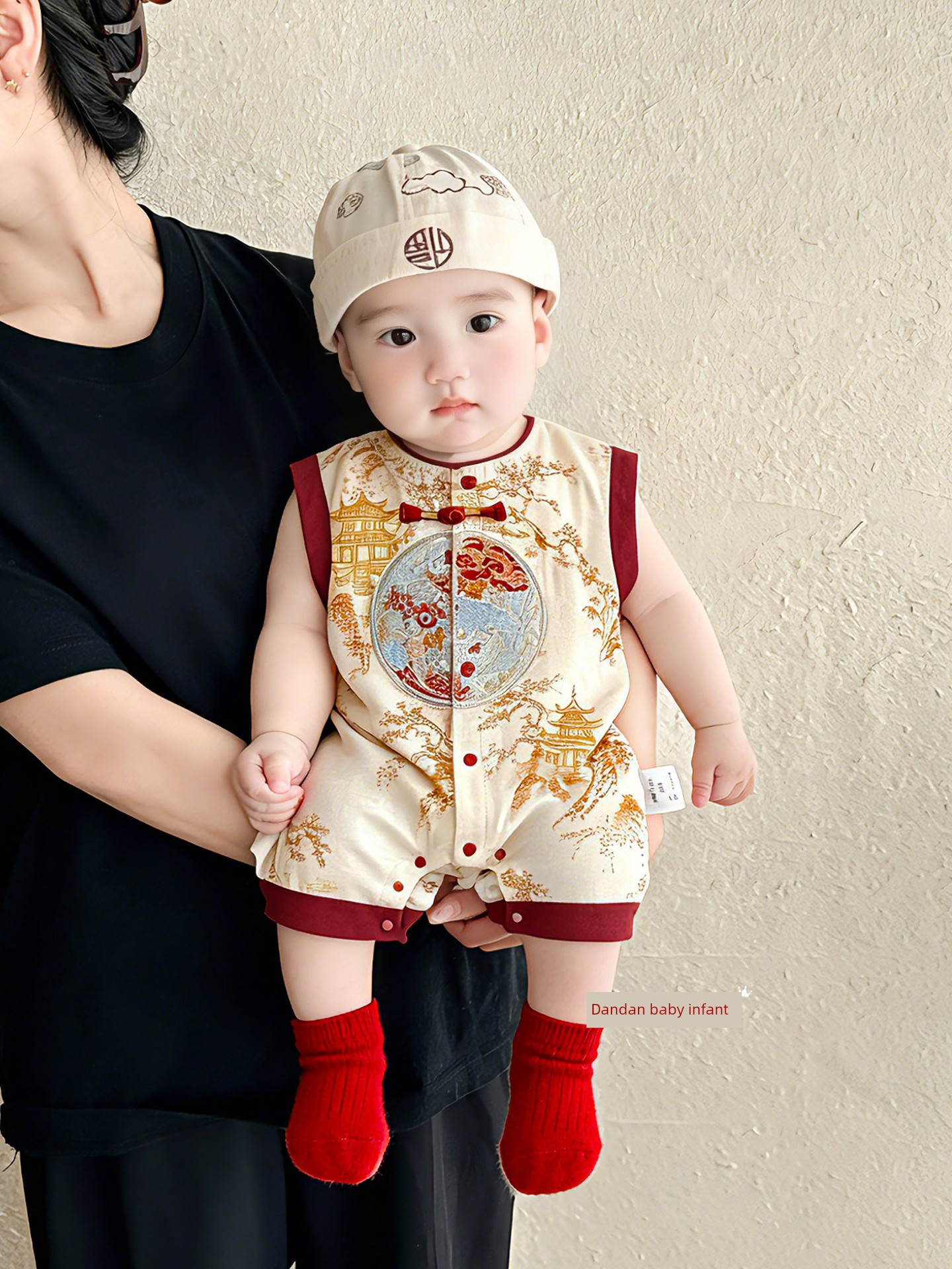 New Chinese-Style Baby Boy Summer Outfit, Infant Clothing for Summer, Full Moon, Hundred Days, and First Birthday Party Attire, Tang Suit, Gentleman's — 4