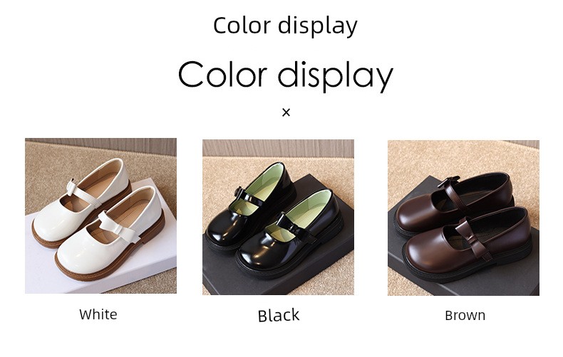 Black Leather Shoes for Girls, College Style, Suitable for Skirts, British Style, Versatile, Comfortable, Round Toe, 2026 New Model, Women's Summer Style — 4