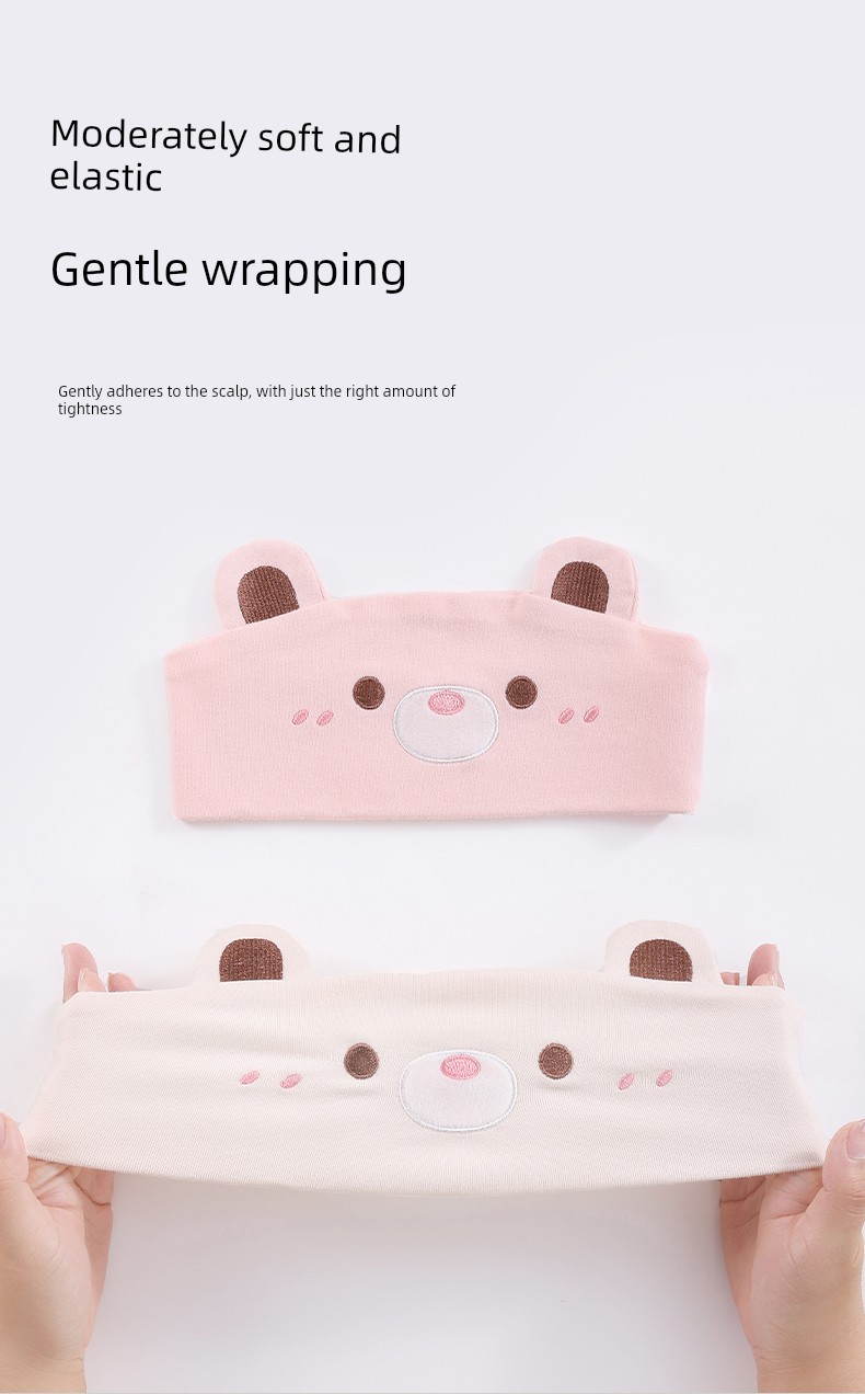 Maternity Headband That Doesn'T Squeeze the Head, Postpartum Forehead Protector, Autumn and Winter Pure Cotton Sweat-Absorbing Headscarf for Large Head — 11