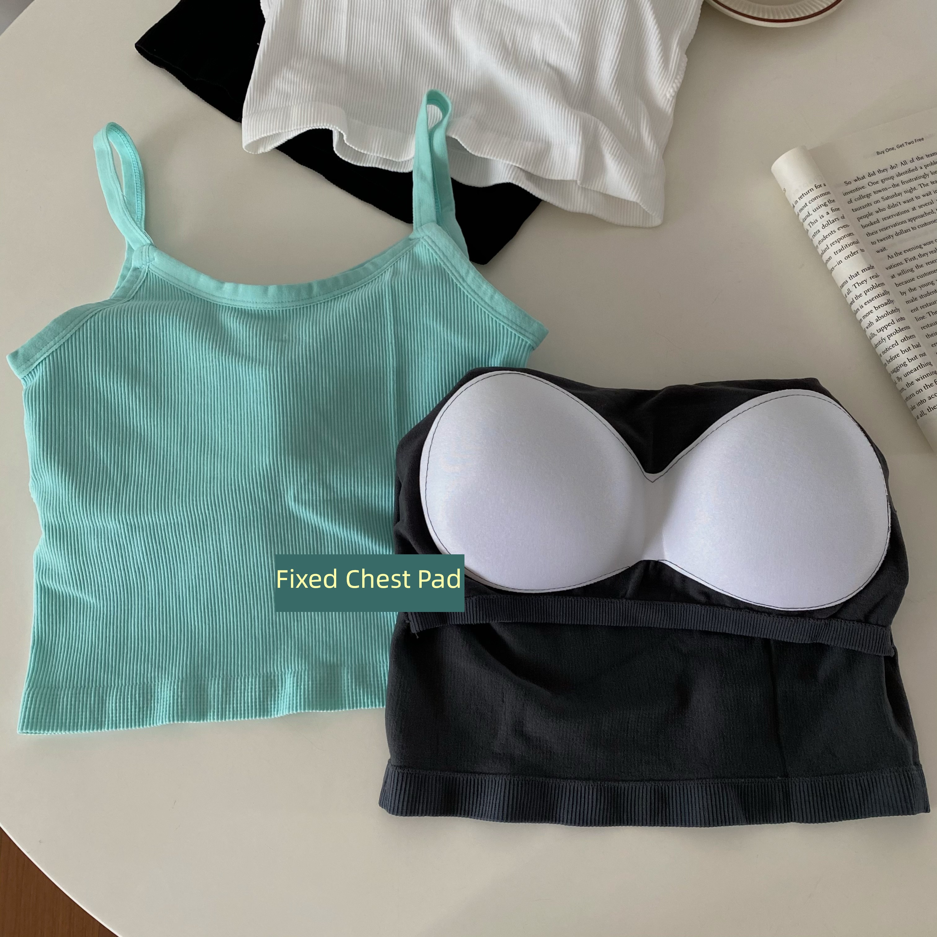 chic Retro Self-cultivation Sleeveless jacket camisole vest