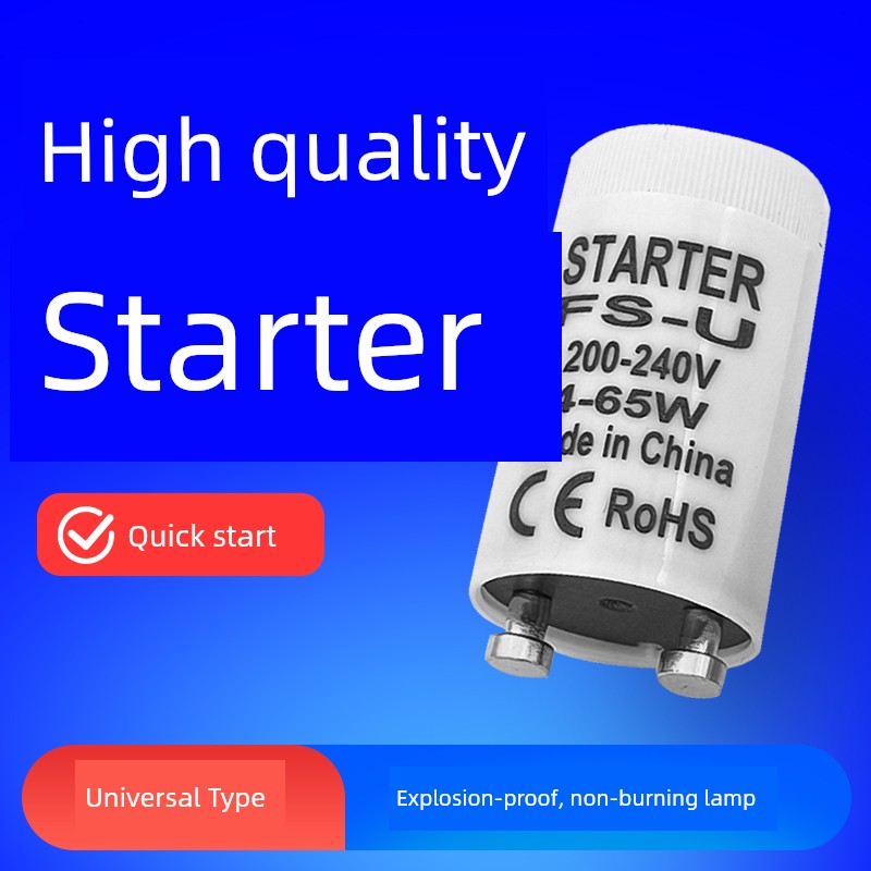 Old-Fashioned Fluorescent Lamp Starter Universal Starter Accessory Lighting Lamp 220V4-65W80W
