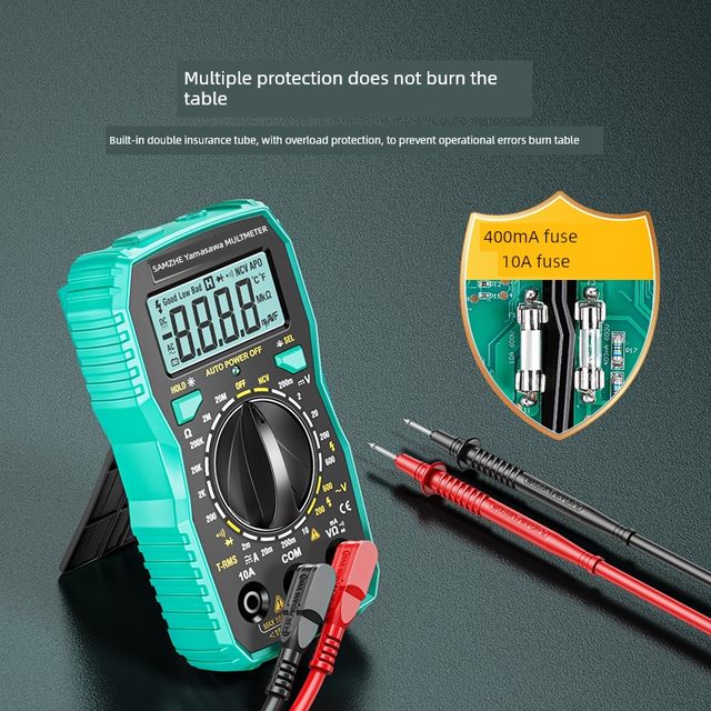 Shanze multimeter digital high-precision portable intelligent fully automatic home maintenance multifunctional electrician universal meter