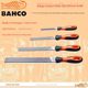 BAHCO Baigu flat file imported fitter flat file mechanic steel file metal grinding tool coarse medium fine teeth