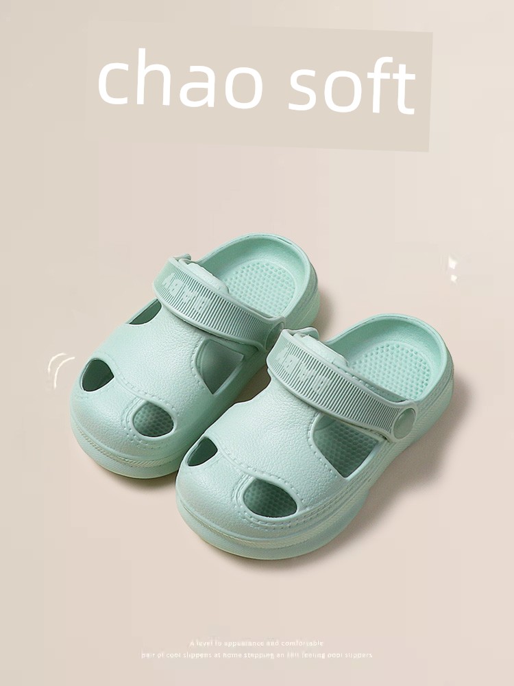Summer Indoor Soft Bottom Non Slip Outdoor Kids Slippers