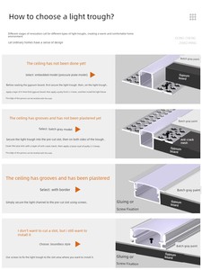 Pre-Embedded Embedded Led Linear Strip Lights, Concealed Installation for Interior and Exterior Corners, Aluminum Alloy 