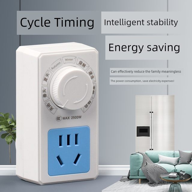 General temperature control of refrigerator thermostat, freezer, energy-saving delay switch, electronic adjustment timing