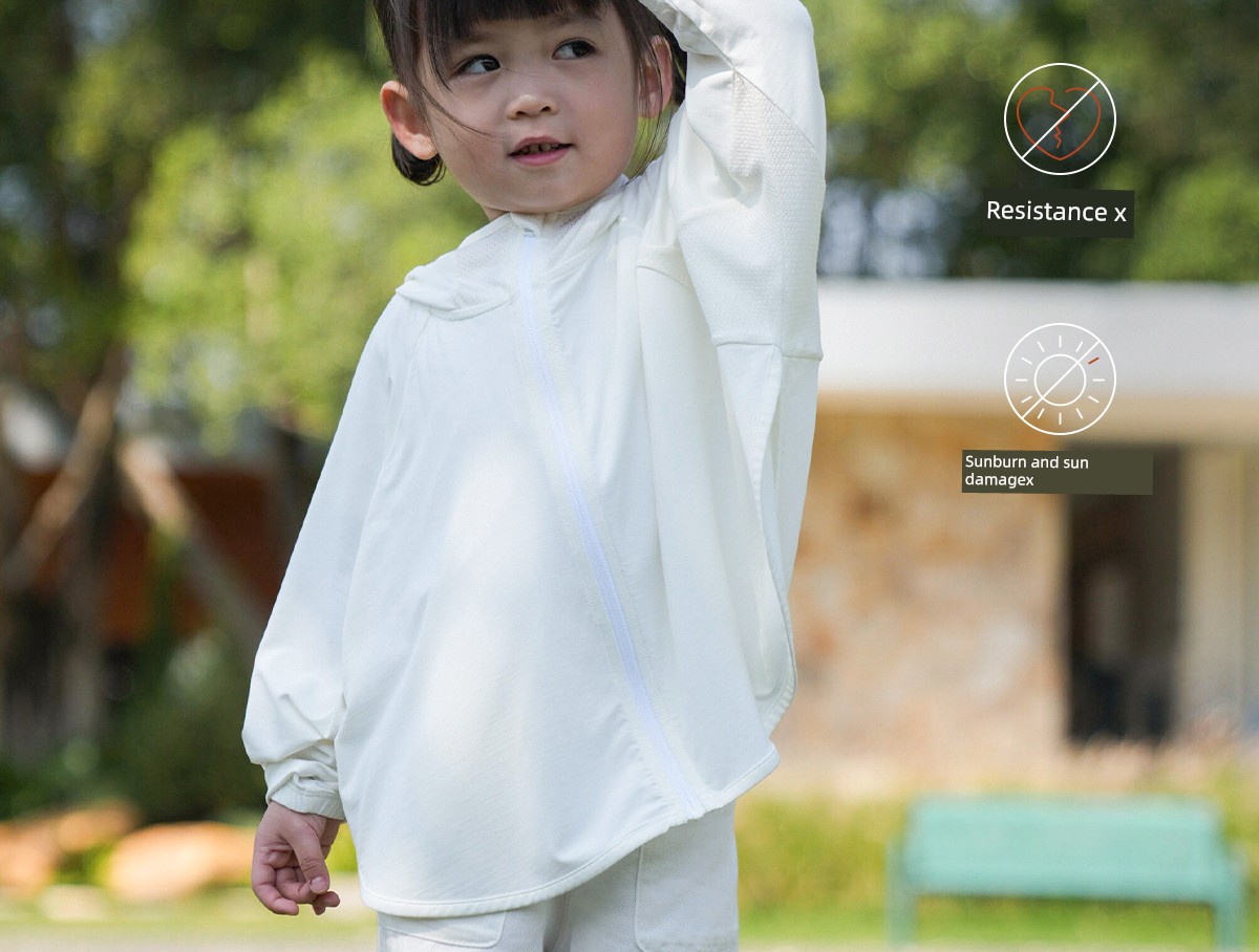 Lazy Goose Baby Mulberry Silk Sun Protection Cloak-Style Outdoor Sunscreen Clothing Spring and Summer Cool Feeling Toddler Jacket Lightweight and Breathable — 6