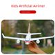 Internet celebrity new hand-drawn foam airplane children's toys outdoor sports glider passenger aircraft aviation model resistant to falling models