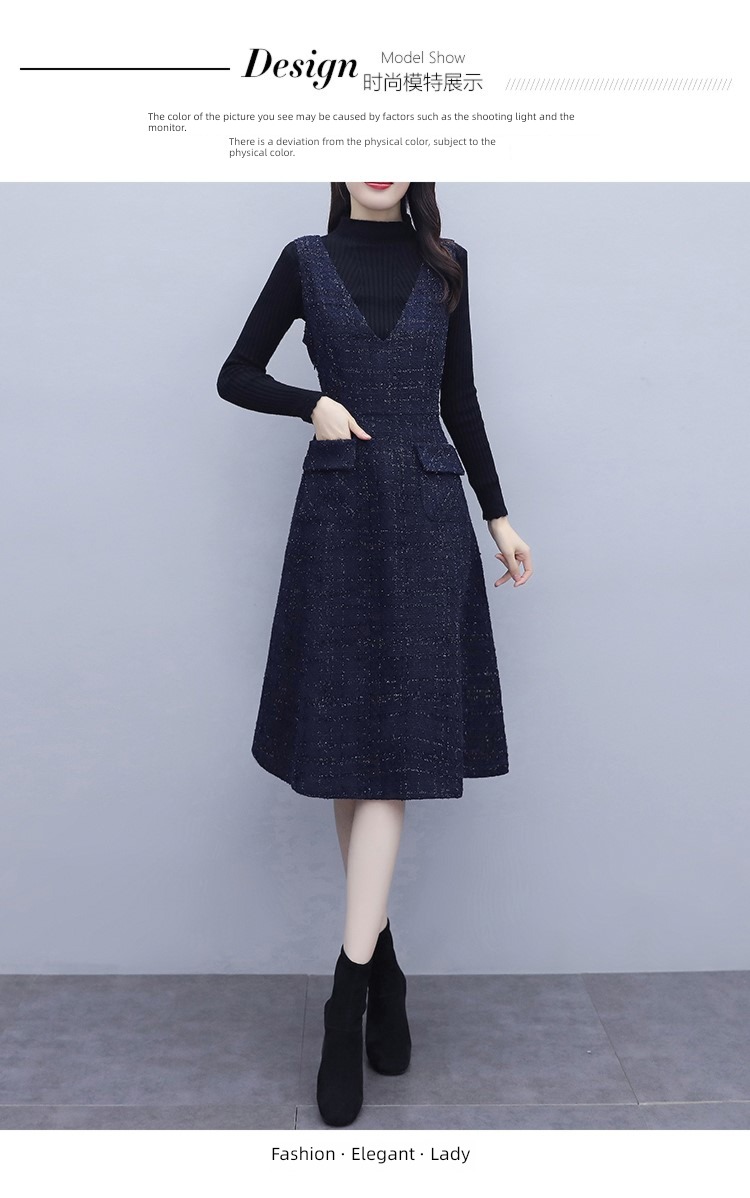 Wool Autumn and winter atmosphere Vest Medium length Lay a foundation vest