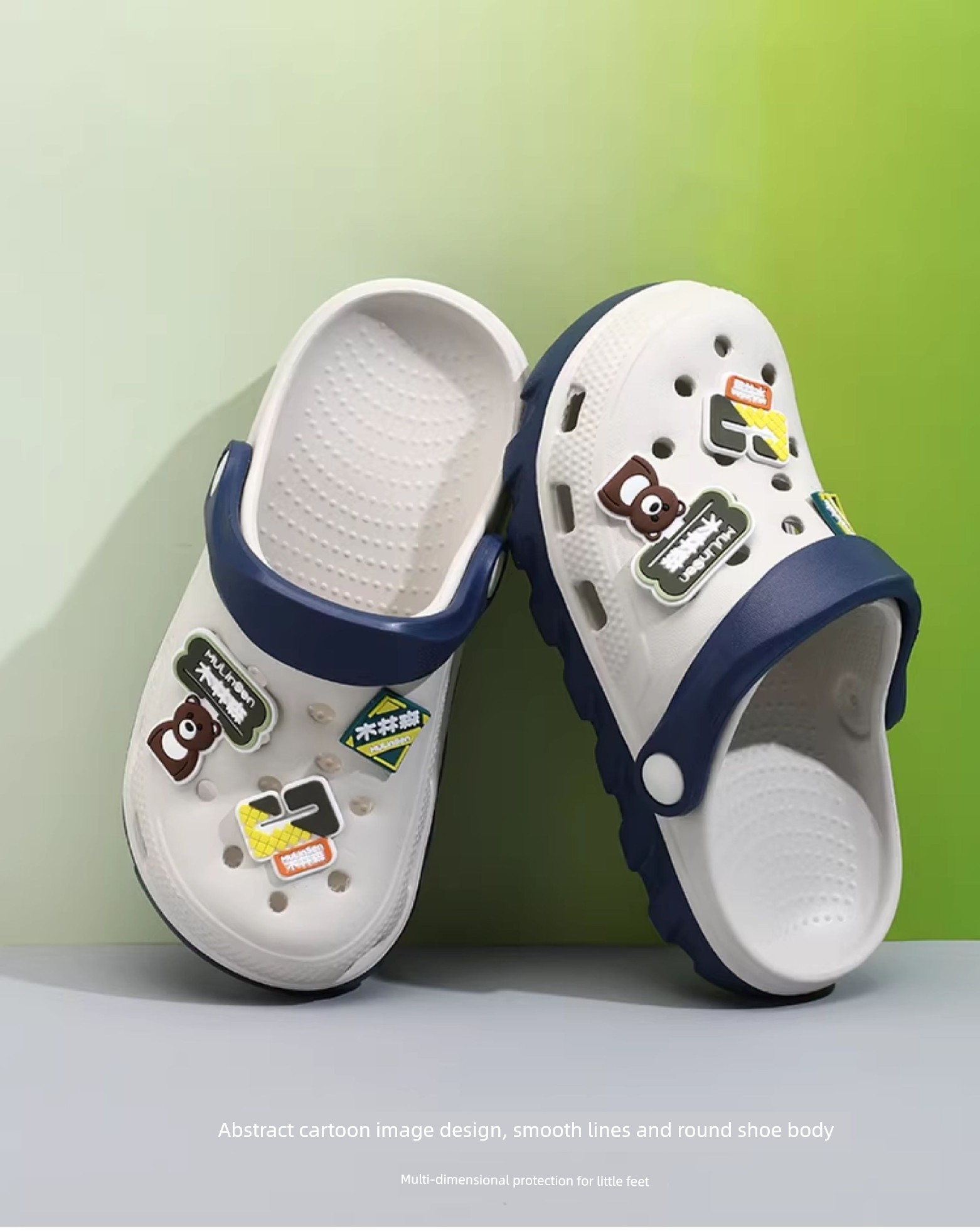 Mulinsen Children's Clogs for Boys, 2026 New Summer Model, Boys' Slippers, Non-Slip, Silent, for Older Children, with a Soft Stepping Feel — 4