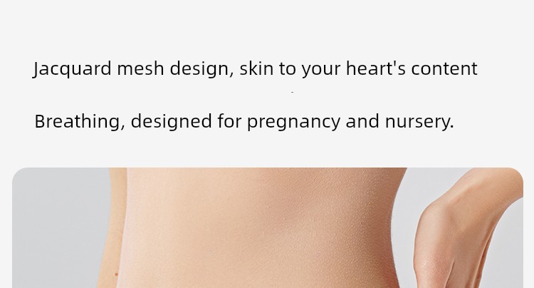 Ying's Maternity Underwear, Autumn Style, Antibacterial Cotton, Suitable for Early, Mid, and Late Pregnancy, Seamless Low-Waist V-Shaped Belly Support — 11