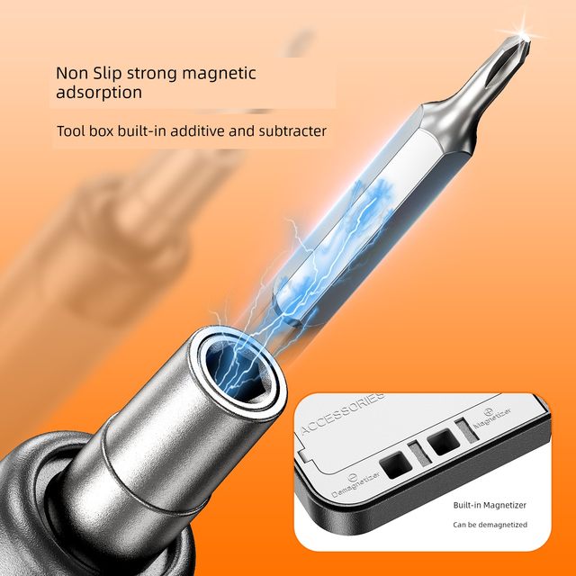 38-in-1 electric screwdriver portable household rechargeable multi-function combination lithium battery driver precision repair tool