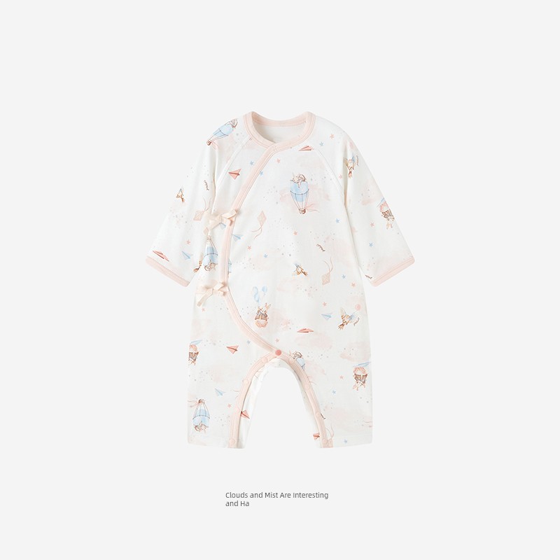 Yeehoo Baby Autumn Jumpsuit Long-Sleeve Toddler Romper New Four-Season Newborn Clothing Onesie Spring and Autumn — 4