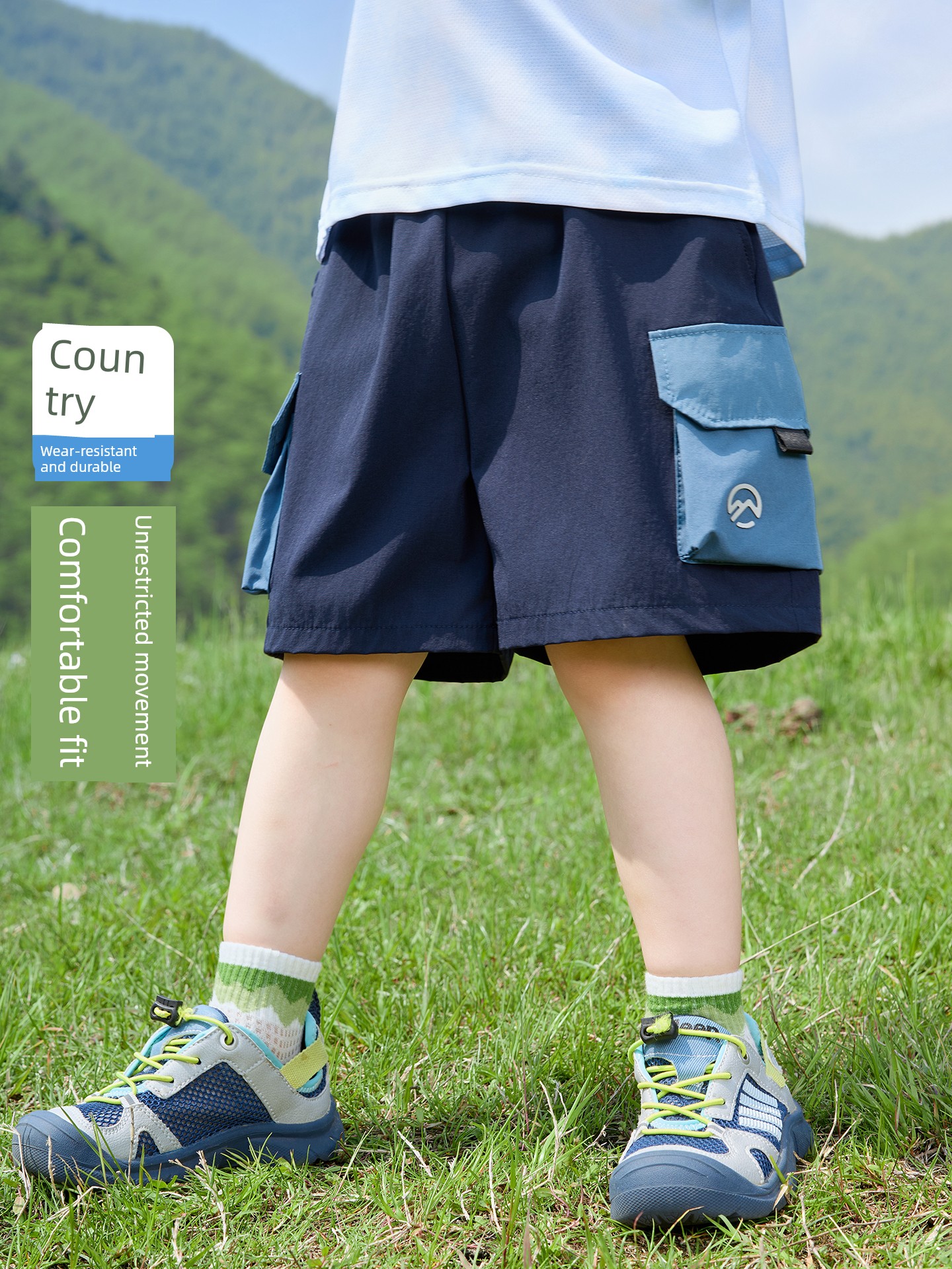 Boys' Shorts 2026 New Summer Style Baby Children's Clothing Pants Thin Summer Children's Outerwear Five-Point Shorts Trendy