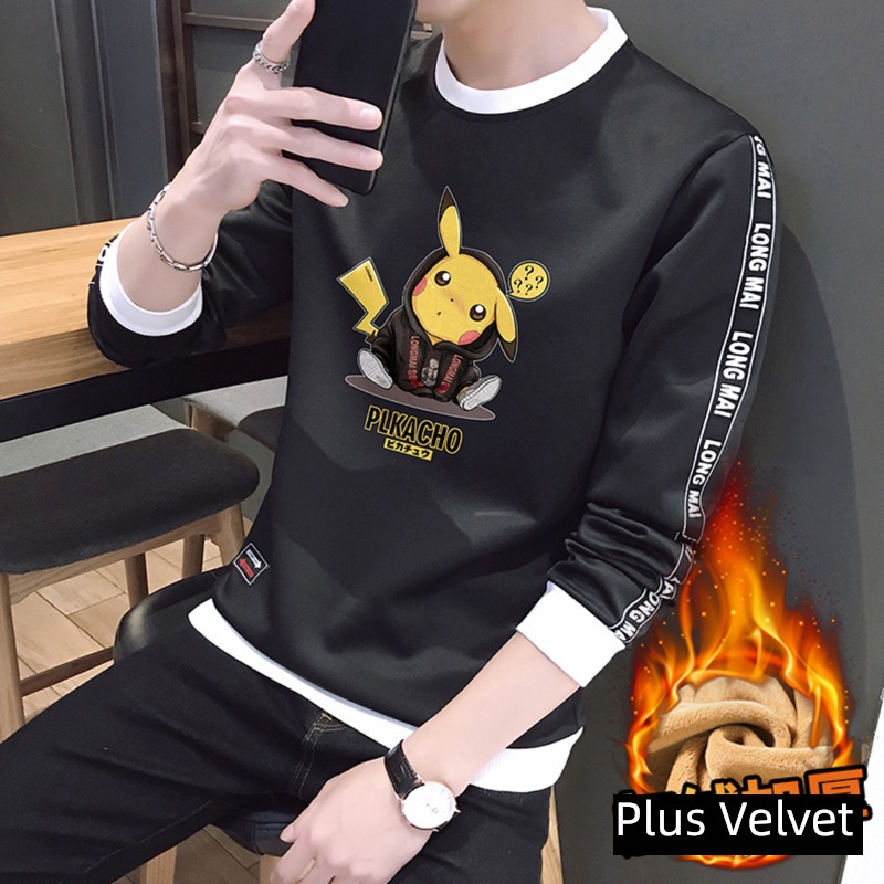 Korean version trend Long sleeve Cartoon Plush man Sweater