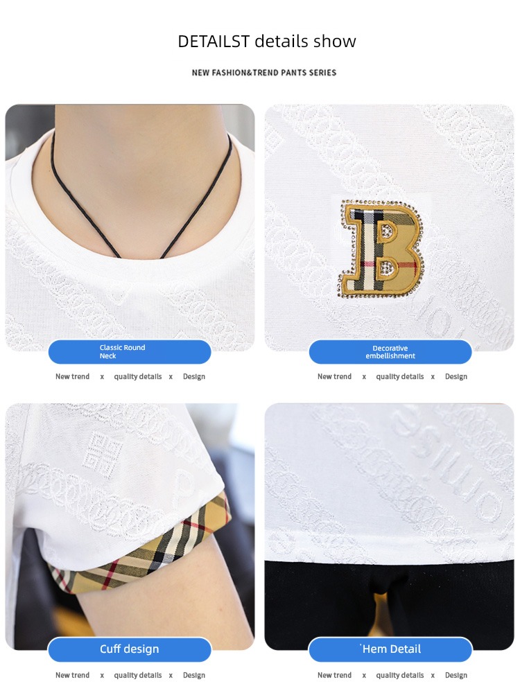NGGGN man Korean version Chaopai business affairs Short sleeve T-shirt