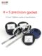 H+S West German stainless steel precision gasket gap sheet mold gasket silicon steel sheet thin gasket box 0.005-1mm