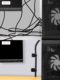 Wire fixer storage and wiring artifact Velcro cable tie cable with desktop wire manager wall desk under desk harness wire