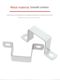 Iron galvanized square tube Chi-square tube clamp u-shaped horse riding clamp ohm right angle fixed bracket clamp