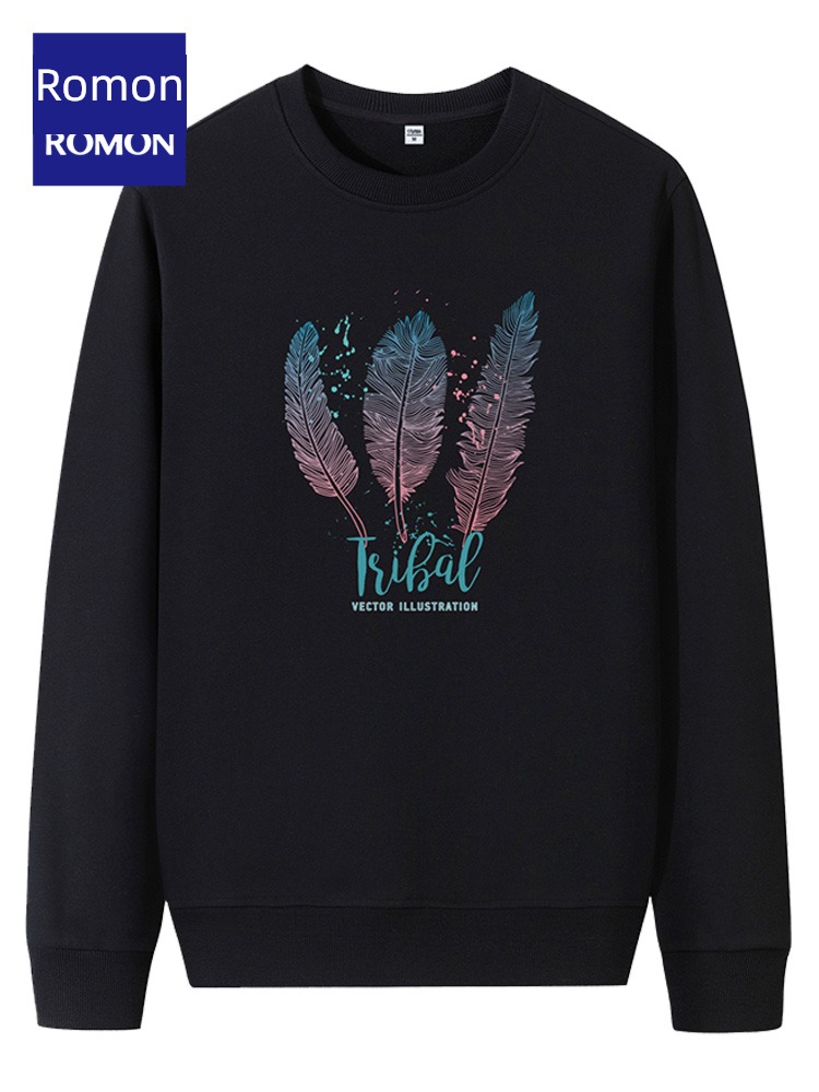 Romon autumn leisure time T-shirt Young and middle-aged people Sweater