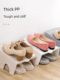Popular shoe rack Japanese two-layer double-cluster integrated space-saving living room home shoe cabinet plastic simple storage shoe holder