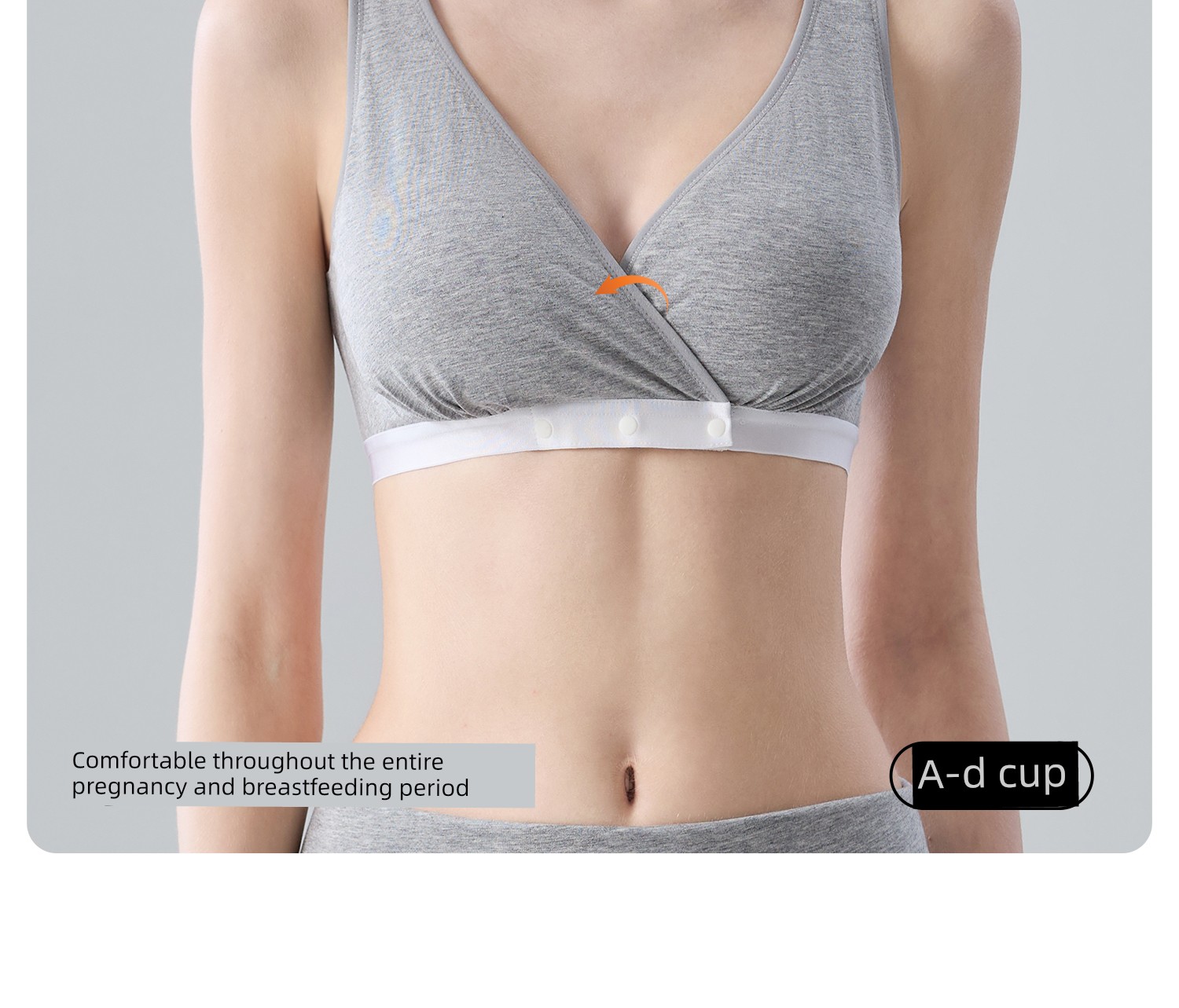 Cross-Type Special Front Buckle Sleep Cotton Breastfeeding Intimates — 3