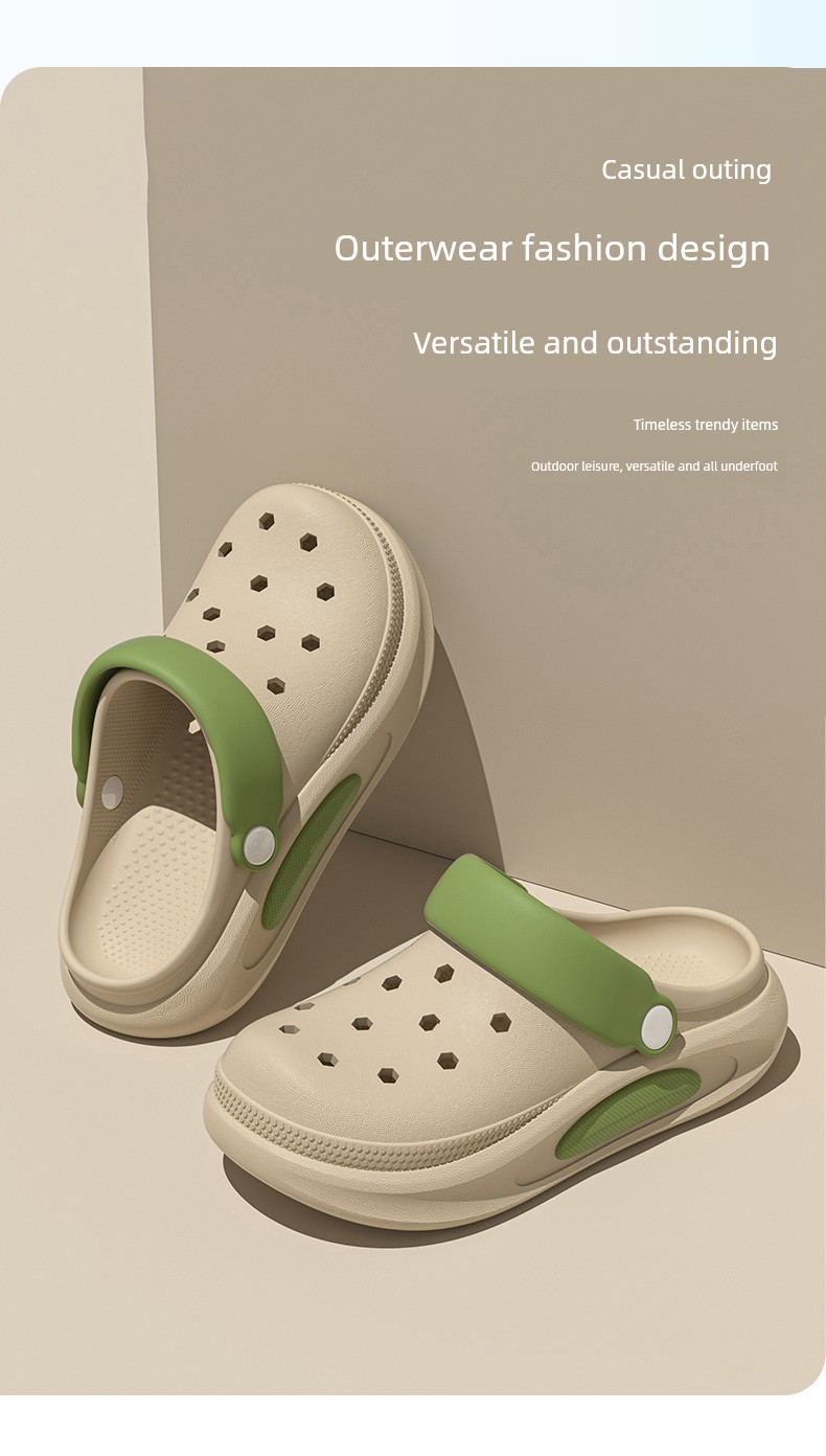 Step Eleven Children's Clog Shoes for Girls 2026 Summer New Thick-Soled Breathable Non-Smelly Non-Slip Parent-Child Sandals for Boys — 8