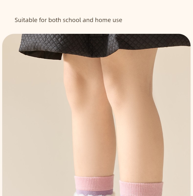 Children's Socks for Girls, Autumn Pure Cotton Socks for Girls, Baby High-Tube Cotton Socks for Autumn and Winter, Baby Autumn Socks — 22
