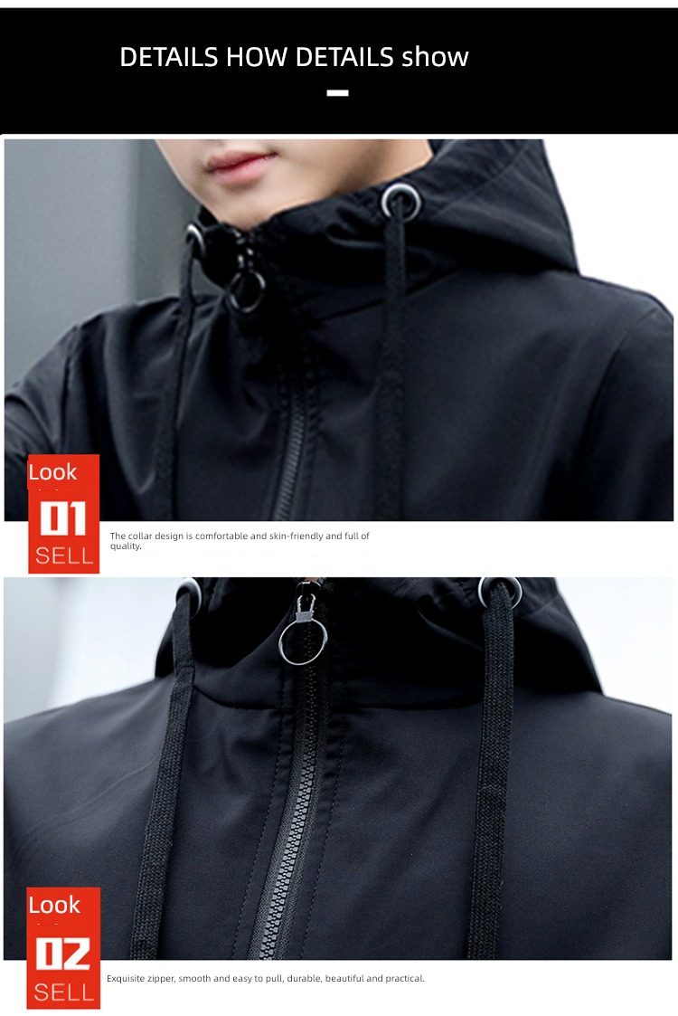 man Autumn and winter Put on your clothes handsome Jacket loose coat