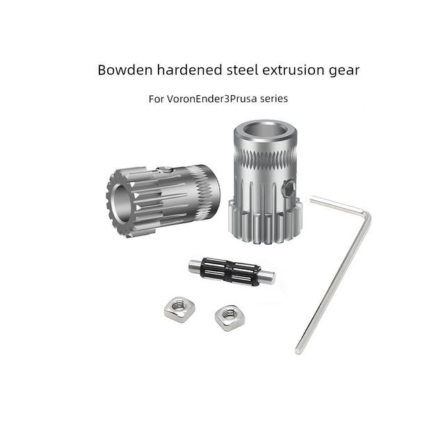 CREATIVITY3D Printer Accessories EnderBMG Bowden High Quality Hardened Steel Wear-resistant Double Gear Feed