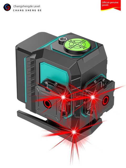 Changshengde 12-line red light level high-precision strong light thin line laser outdoor blasting leveling wall projection line