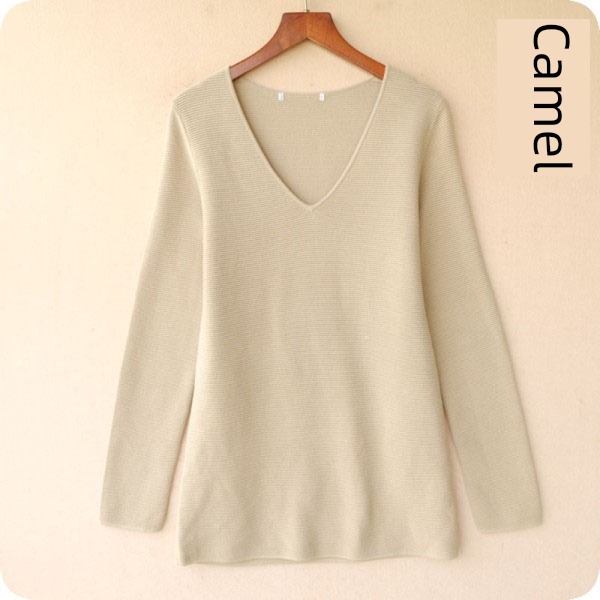 Women V-neck Straight cylinder pure cotton routine singleton  Condom