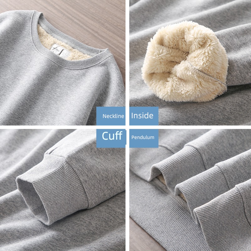 Pounds American style Autumn and winter Pullover keep warm Round neck Sweater