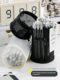 Mesh cylinder pencil bag pen holder stationery bag 2025 new student dual-purpose pencil bag large capacity multi-function transparent can enter the examination room for the college entrance examination special storage bag for three-dimensional simple handheld trumpet
