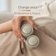 No-pressure neck long battery life halter neck fan storage portable neck fan lazy charging leafless neck halter neck fan