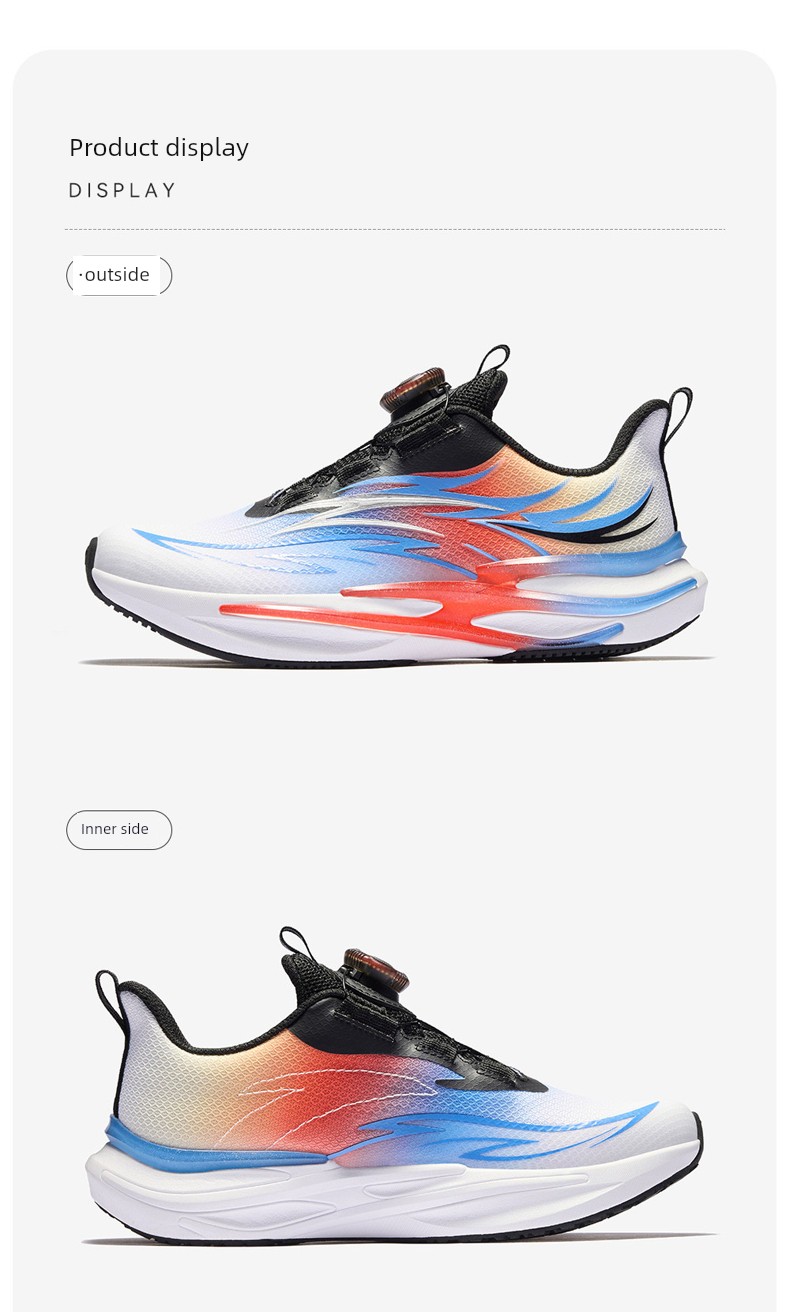 Red Flame | Anta Running Shoes 2026 Autumn New Sports Shoes Children's Shoes Boys and Girls Running Shoes Trendy and Cool for Teenagers — 23