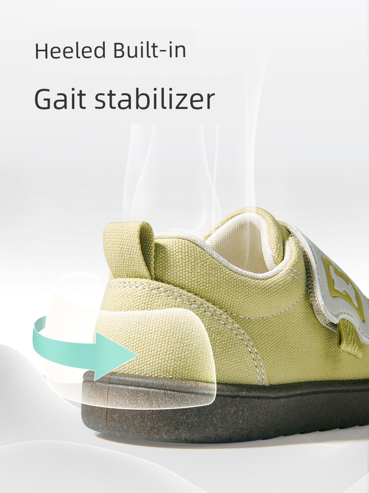 Toddler Stable Shoes for Spring and Autumn, Boys' Baby Kindergarten Indoor Shoes, Soft-Soled Anti-Collision Canvas Shoes, Girls' Shoes — 2