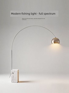 Gujiayi 2026 New Minimalist Fishing Lamp for Living Room Sofa Side, Modern Light Luxury High-End Atmosphere Decorative F
