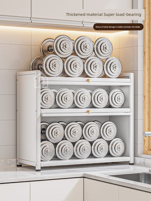 Kitchen storage racks Seasoning racks Countertop dustproof seasoning racks Multi-functional artifacts Home storage cabinets