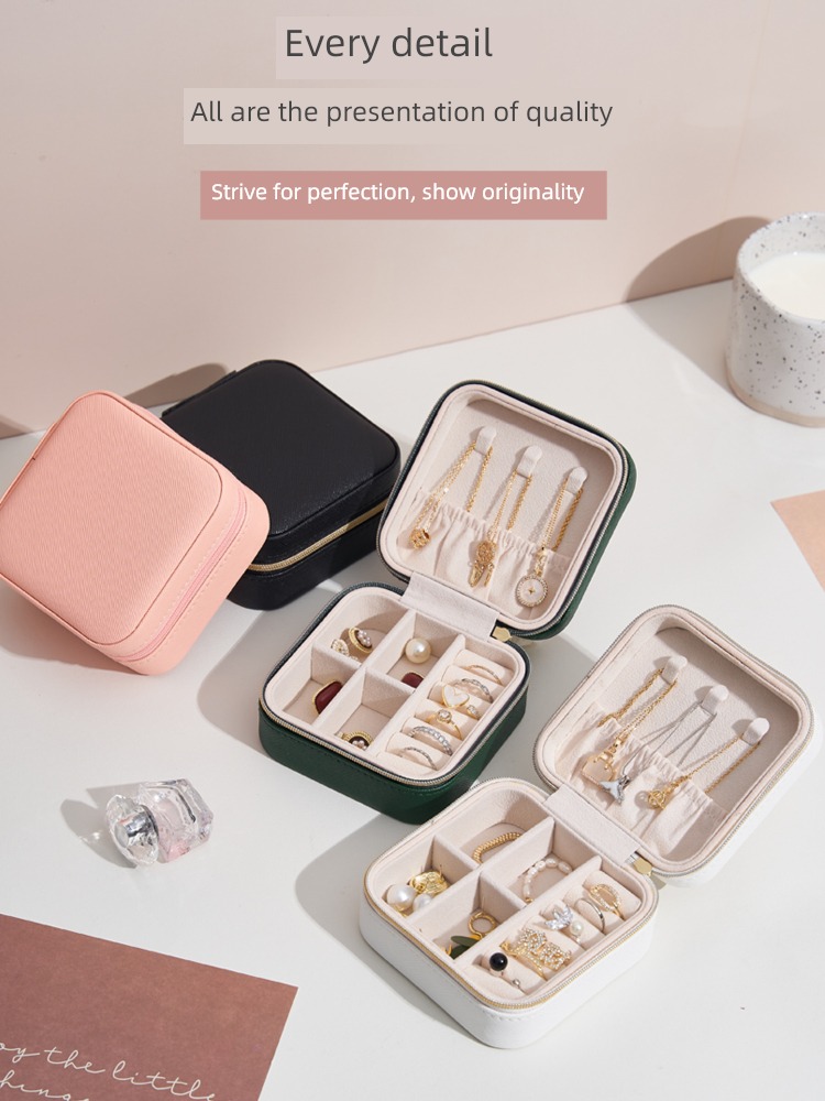 Portable Ear Studs Earrings the republic of korea Ins wind Jewelry box
