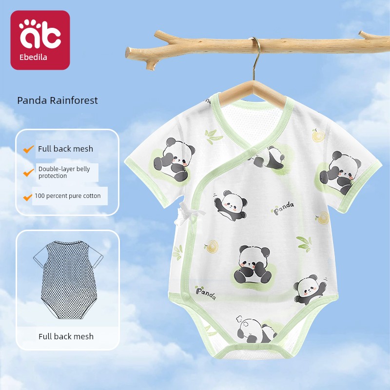 Onesie Clothes for Babies Summer Thin Romper Newborn Baby 0 to 3 Months Triangle Rompers Pure Cotton Jumpsuit — 6