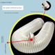PVC vacuum duct woodworking dust collection and dust removal corrugated pipe spring pipe dust removal air duct hose 50/55/60MM